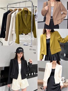百搭短款西装外套 爆单款,女装西装,XIMO 熙茉