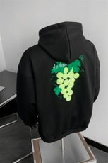 美式街头葡萄网球毛巾绣连帽卫衣XZ514-2-LBN12-常规P78加绒P88，男装卫衣，星座514-2(原B239)