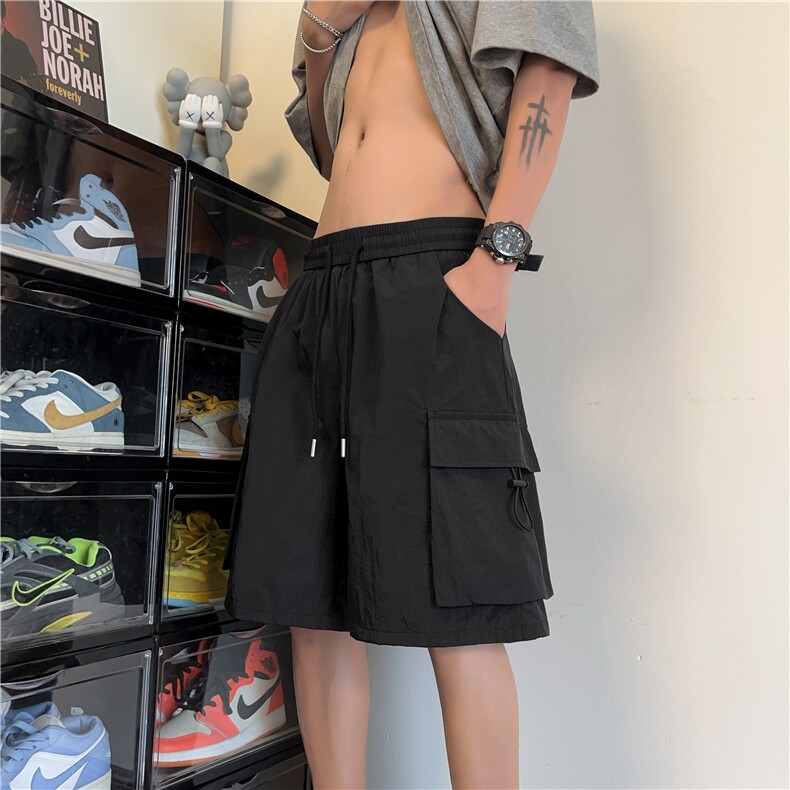 夏季新款美式工装口袋设计户外宽松短裤B315-K25503-特p30控58,男装牛仔裤,电商B315