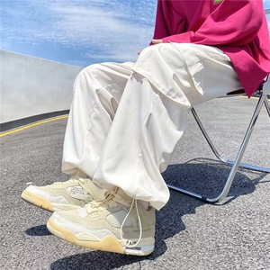 工装休闲裤男韩版潮流大口袋帅高街2025秋冬新款ins长裤K4581-P41图片