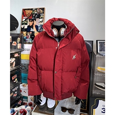 405A美式高街个性金属设计印花满天星棉服MY24912-特批85控158，男装棉衣，星座405A