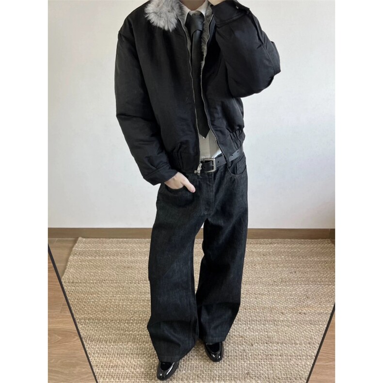 706-1-MY5033-P95特P现货冬季立领狼王座山雕加厚棉衣外套,男装棉衣,星座706-1
