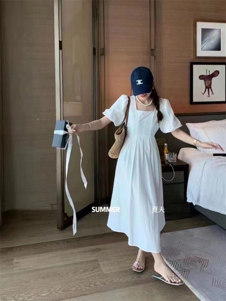 现货]气质显瘦连衣裙，三色、三码，女装连衣裙，依柏璐(1F)