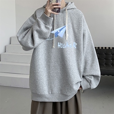 连帽卫衣男大码运动服帽衫外套WY2270-P35加绒款-P40，男装卫衣，电商A040
