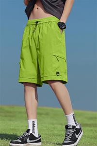 2026夏季工装短裤男宽松休闲裤直筒情侣款五分裤 A436-6202-P35图片