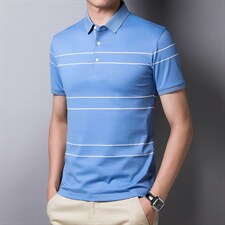 短袖T恤男新款男士韩版商务休闲薄款翻领POLO体恤衫潮流时尚,男装T恤,电商B212（原钱塘6029）