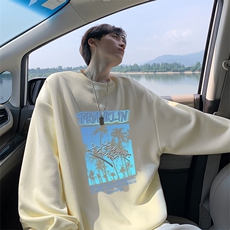 秋季男潮流休闲2024wycm4089卫衣圆领纯棉特批28控49，男装卫衣，星座605(原A050)
