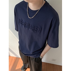 新款短袖t恤男夏季韩版潮流港风宽松休闲潮牌体恤衫T091-P38，男装休闲裤，星座308B-2