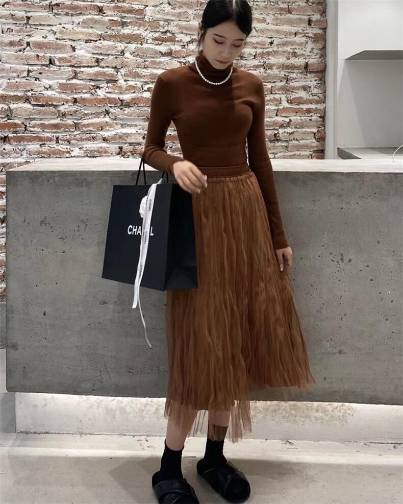 两面穿半裙，女装半身裙，吉丽洣娜