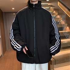 MY189/P95双面穿棉服冬季新款两面穿满天星棉衣宽松百搭加厚棉袄，男装棉衣，电商基地A050
