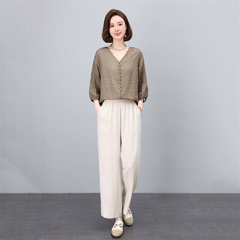 妈妈时尚卫衣套装女春秋2025新款宽松洋气减龄中年休闲运动两件套,女装套装/套裙,凝聚力