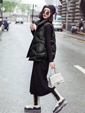羽绒马甲，女装马甲，美惠百合