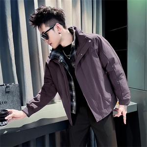 MY8803-P138控178新款棉服外套男流行假两件拼接男装棉衣冬季加厚图片