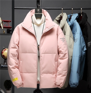 2020电商B247冬季新款韩版短款男女同款白鸭绒羽绒服潮1985图片