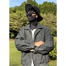 档口图美拉德复古皮衣男PU皮夹克外套J8926-P85加厚J8926JR-P95，男装夹克，星座1213