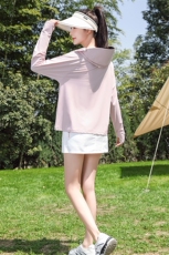 锦纶原纱防晒衣夏季黑胶帽檐UPF100+防紫外线冰感防晒服F067-P35，男装防晒衣，星座1403A