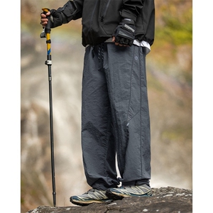 户外登山徒步裤子男直筒宽松工装裤长裤薄款速干冲锋裤MK1583 P36图片