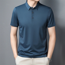 AD6131钱塘2020-3夏季男士翻领短袖精品无痕T恤P78，男装T恤，钱塘207-3