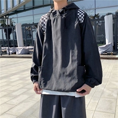 长袖连帽外套ins潮流百搭港风宽松打底衫简约外穿上衣W1097-P35，男装夹克，星座512-2