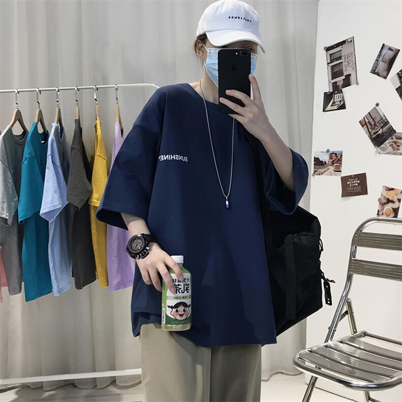 115A-T06S-5XL男女休闲圆领短袖T恤衫印花10色选200克，男装T恤，星座115A-2