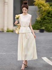 2026年夏季小香风套装高级气质上衣半身裙两件套，女装套装/套裙，米尚