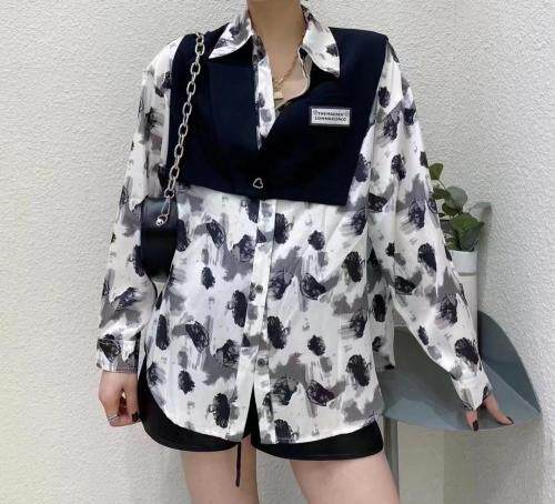 衬衣配披肩两件套，其它，转角爱尚