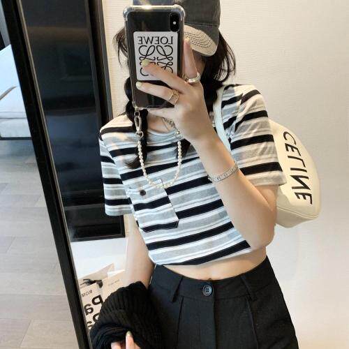 条纹t，女装，XTZ style