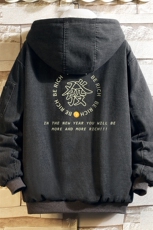 NM53163-P140牛仔外套男大码加厚加绒棉衣男羊羔毛棉服男砖墙，男装棉衣，电商A040A