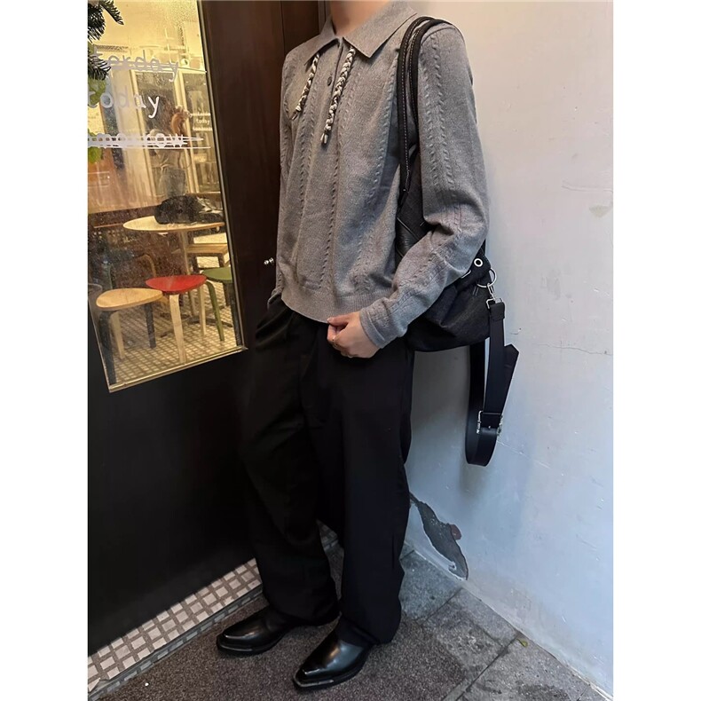 针织开衫卫衣男新款高级感痞帅针织毛衣外套513AKS2610特P55,男装针织衫/毛衣,星座513A