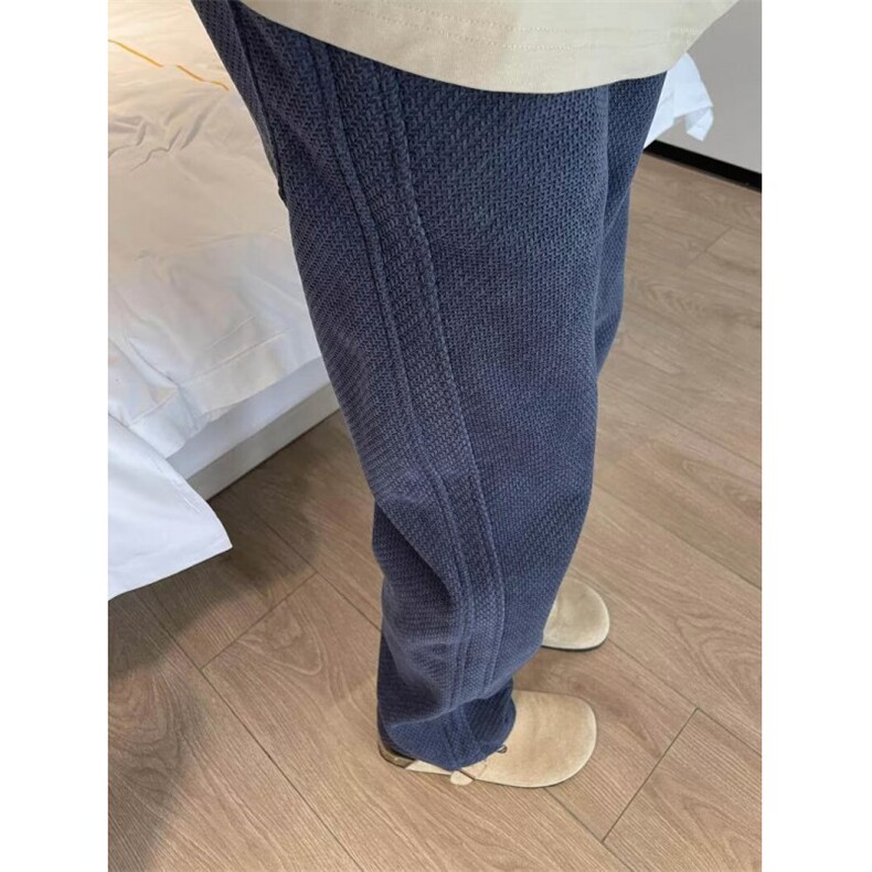 春季新款休闲直筒裤运动裤男生卫裤垂感宽松情侣裤子男LC3433-P38,男装休闲裤,星座1008
