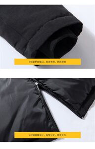 2021 中长款加厚大毛领连帽外套韩版羽绒服男 电商B247 MY81图片