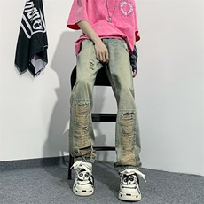 美式牛仔裤男春秋新款休闲直筒裤N1458P38，男装牛仔裤，星座1116-2