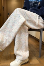 ！2025秋冬新款男士加厚直筒裤百搭情侣长裤WK2108特P40，男装休闲裤，电商B220