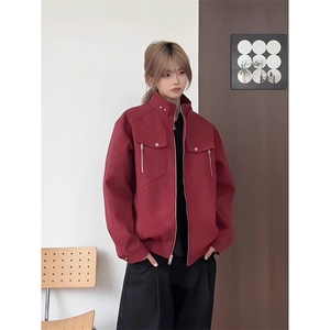 现货 网图 得物抖音品质 春秋皮夹克扎染皮衣外套 JK306-1 P65图片
