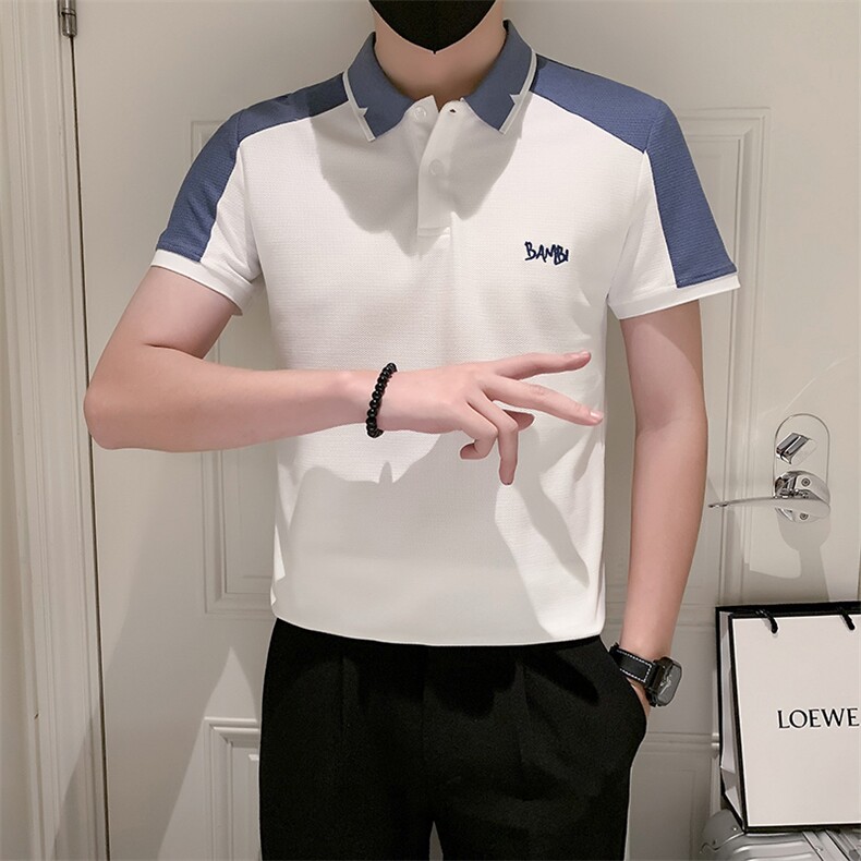 2023男夏季小伙简约休闲POLO衫男刺绣保罗衫301A-1/PL63/P50,男装Polo衫,星座301A-1