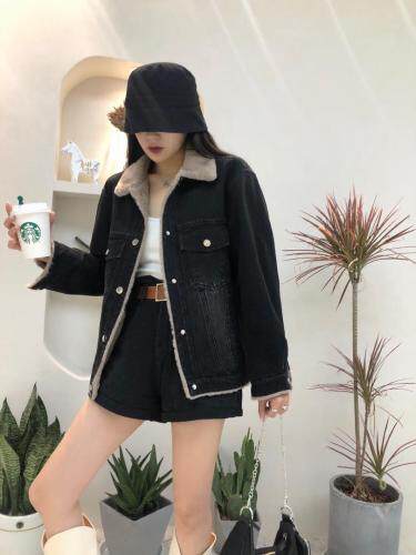 冬季加绒牛仔外套，女装，衣生缘