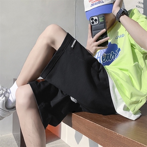 特批P21无差价夏季编织绳小众美式卫裤男休闲大码五分短裤DK28811图片