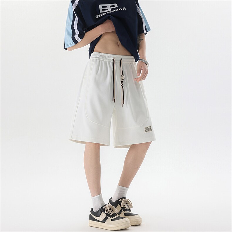 8XL-M抖音品质特大码ins潮流亮色休闲短裤印花五分裤DK1521P35，男装牛仔裤，电商D206-1