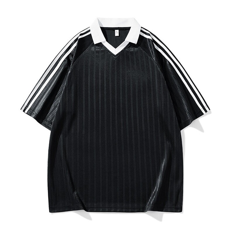 冰丝短袖Polo衫男士2025新款宽松潮牌T恤高端半袖休闲上衣服，男装Polo衫，星座1206（原A206）