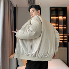 棒球服外套男女棉服美式潮牌复古高级感男装宽松飞行员M0822-P98，男装棉衣，星座308B-2