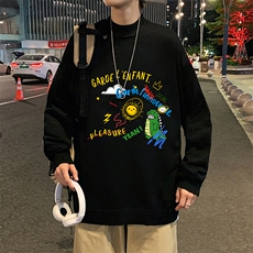 M18219-P45加绒款-P65半高领毛衣男士大码针织衫男毛线衣男，男装针织衫/毛衣，电商A040