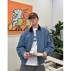 春秋新款慵懒帆布夹克外套男女潮流宽松复古潮牌工装上衣JW19，男装夹克，星座1116A（原606A-3）