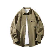 G802-P45秋季新款港风休闲宽松长袖衬衫男，男装衬衫，星座1204