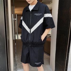  夏季新款防晒衣运动服套装男薄款韩版休闲两件套DS774TP65图片