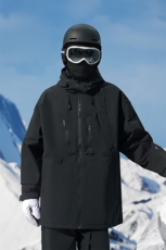 冬季户外防水防风连帽大码男女加厚保暖防寒滑雪服外套M42-P165，男装棉衣，电商A001