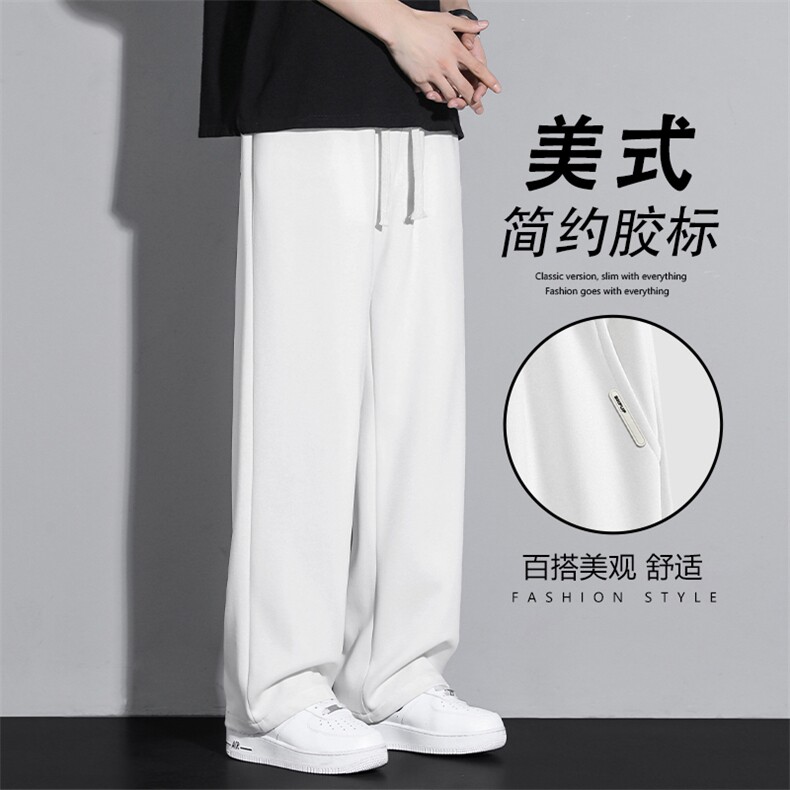 时尚休闲百搭高街潮流宽松卫裤聚酯纤维 WK82-1特批28图片