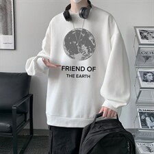 圆领卫衣男大码加厚加绒长袖t恤男S6254-P28加绒款-P33，男装卫衣，电商A040