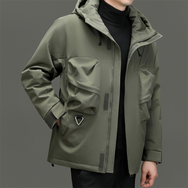 BN23812钱塘2020-2时尚百搭冬季厚款中年男士90鸭绒羽绒服P245,男装羽绒服,钱塘207-2