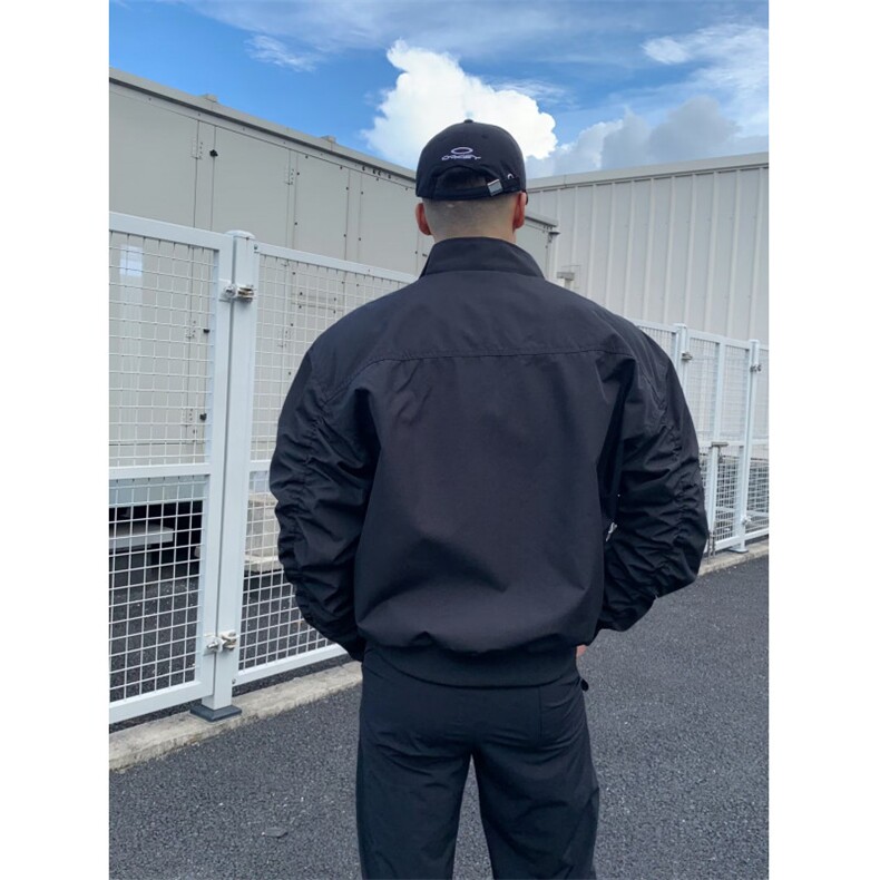 美式加棉棒球服外套男女2025秋冬设计感小众休闲立领宽松棉衣潮,男装棉衣,星座506A
