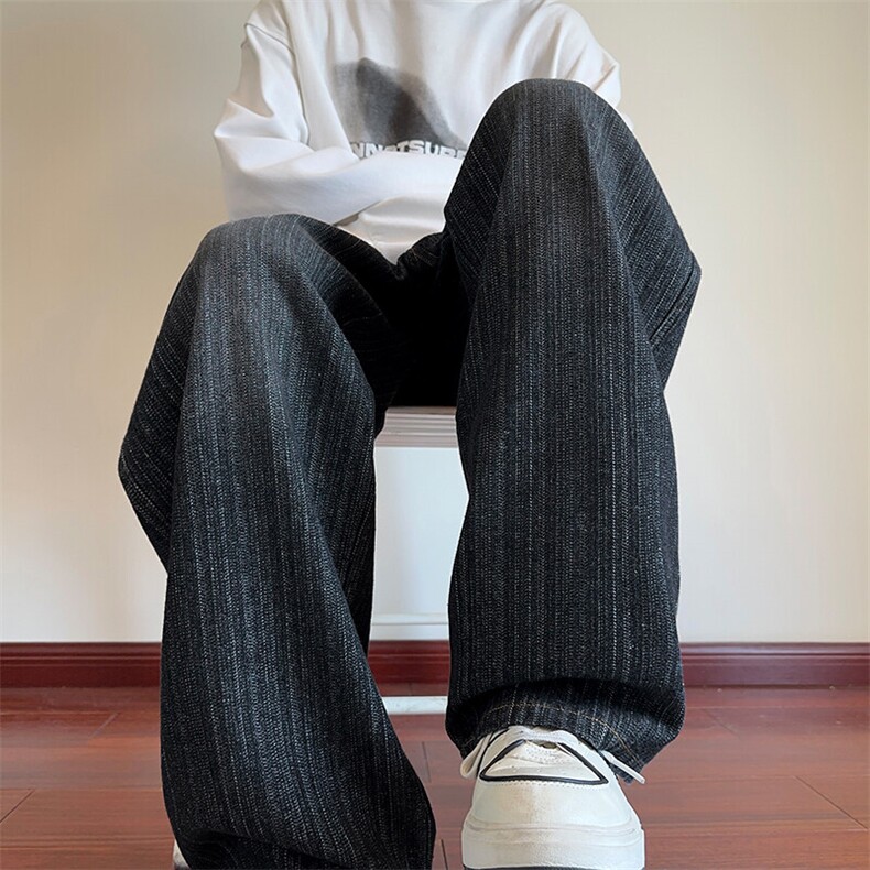 四季星座212A-N022特45控89数据直筒宽松牛仔裤裤现货，男装牛仔裤，星座212A（原A324）